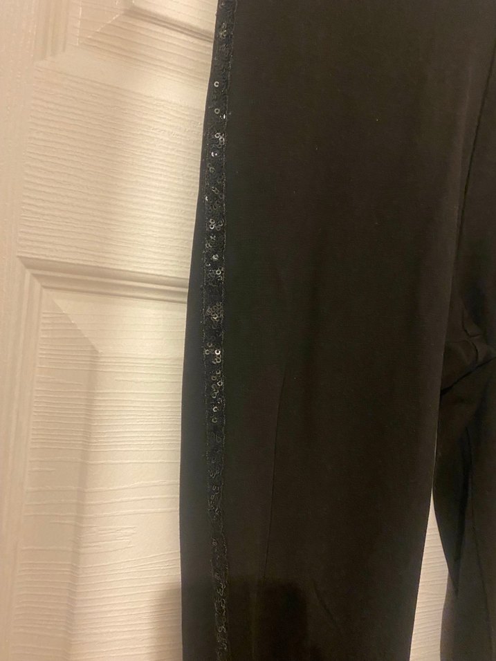 Siyah Esnek Kumaşlı Spor Tayt - Görsel 2