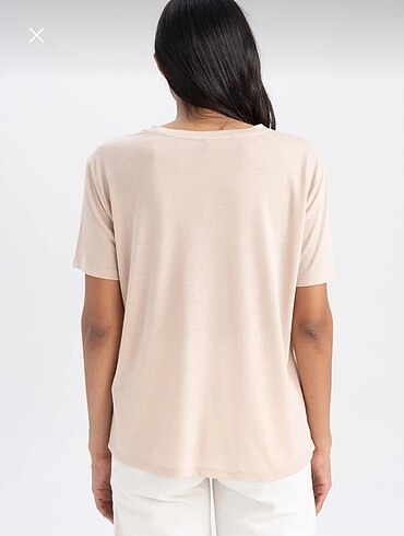 Pul payet işlemeli kısa kollu tshirt - Görsel 2