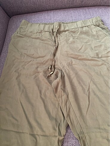 Tensel kumaş pantolon - Görsel 2
