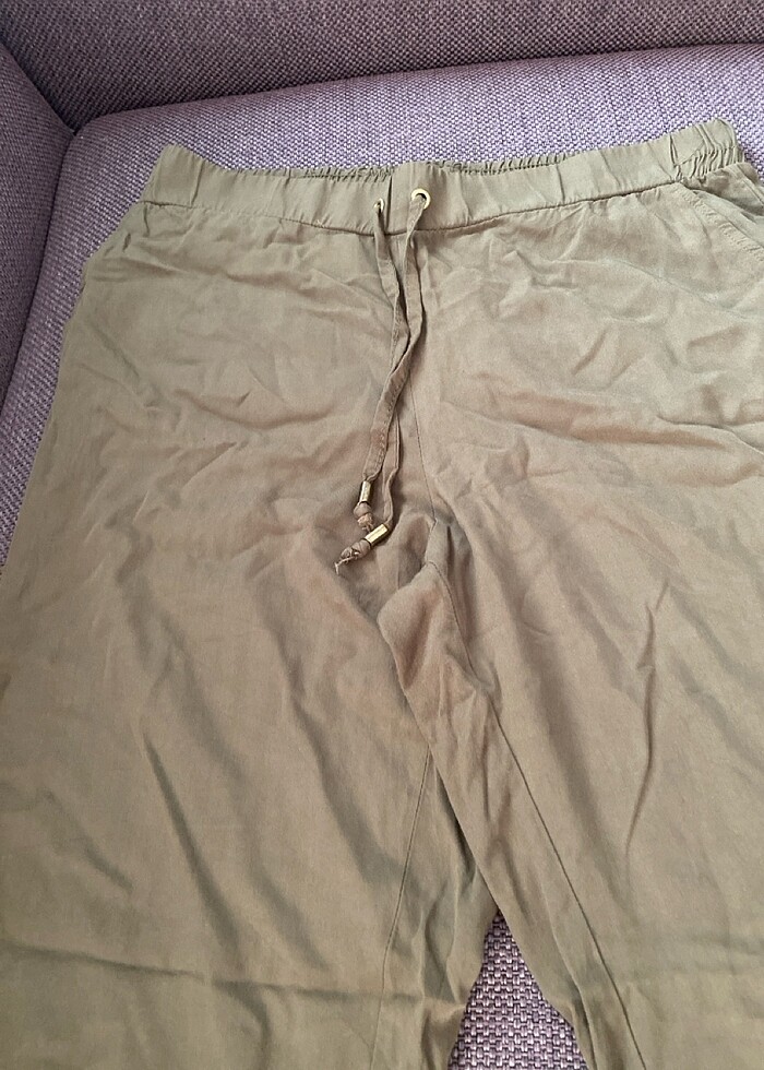 Tensel kumaş pantolon - Görsel 2