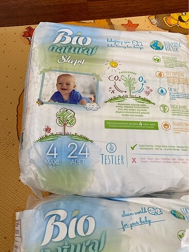 Sleepy Sleepy bio natural bebek bezi 4 numara