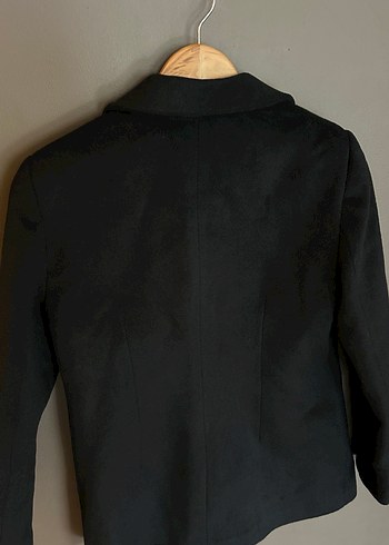 Siyah kaşe Blazer Ceket - Görsel 3
