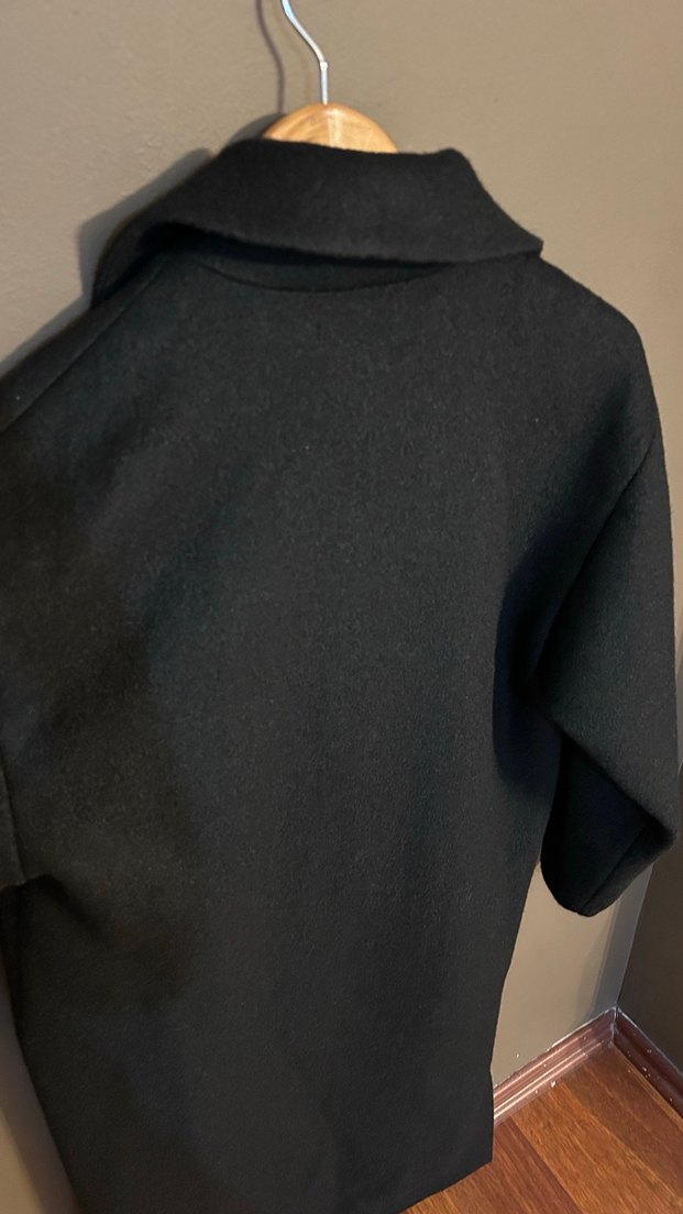 Setre kaşe uzun kaban - Görsel 4