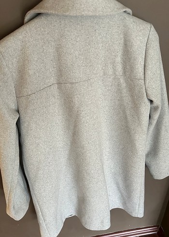 Oversize yaka kaşe kışlık kaban - Görsel 7