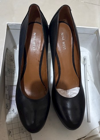 40 Beden Nine West Siyah Stiletto Kadın Topuklu Ayakkabı