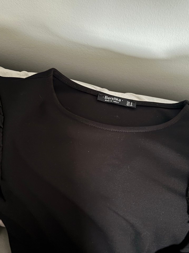 Siyah Kadın Triko Elbise Uzun Kollu - Görsel 3