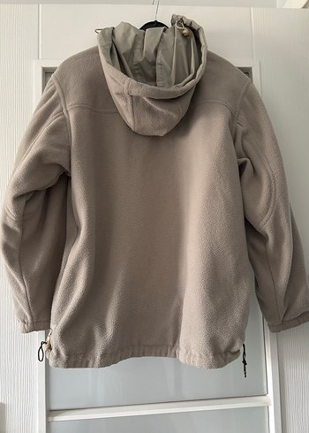 Bej çift taraflı içi polarlı Ceket - Görsel 2