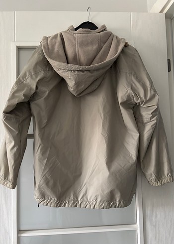 Bej çift taraflı içi polarlı Ceket - Görsel 4