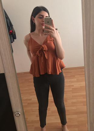 Kremit rengi bluz