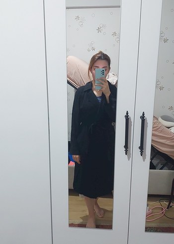 H&M Siyah Midi Kadın mevsimlik