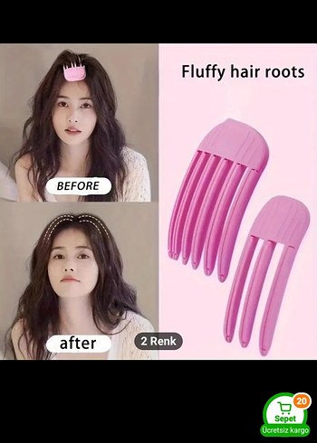 Pembe Saç Kökü Kabartma Tokası