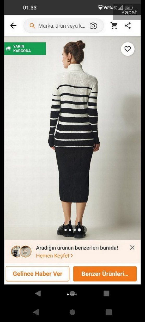 triko elbise - Görsel 3