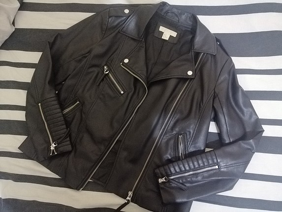 h&m marka deri ceket orjinal 