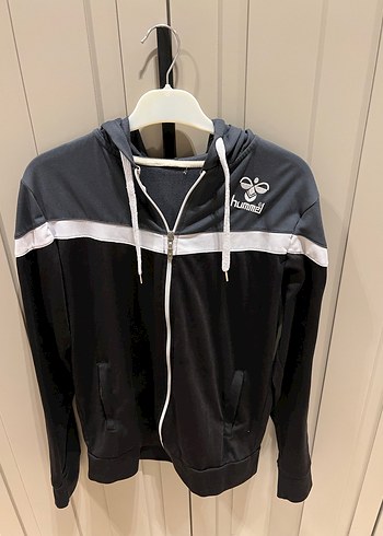 Kapüşonlu Siyah Kadın Spor Ceket