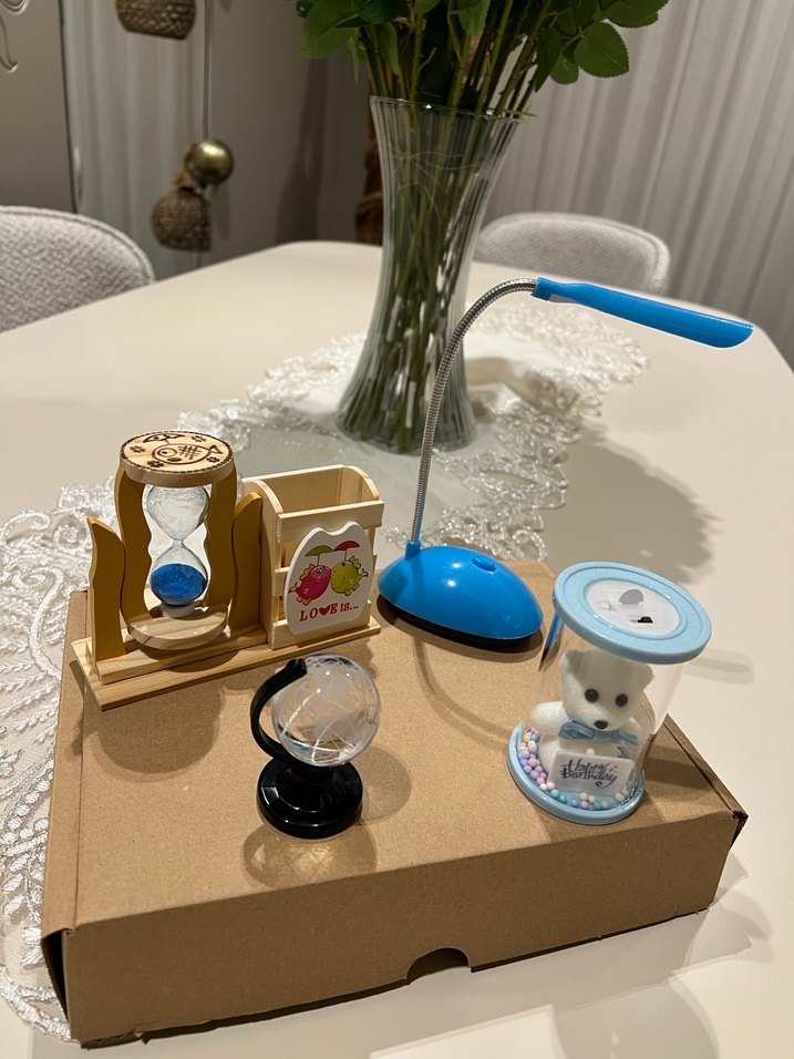 Mavi Masa Lambası ve Dekoratif Aksesuarlar - Görsel 3