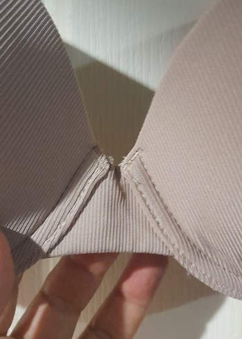 Bej Minimalist Sütyen 85 numara