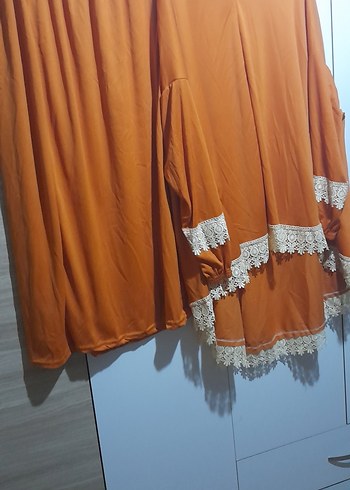 xl Beden turuncu namazlık takımı