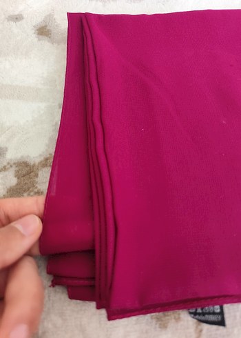 Koyu Pembe Kadın Basic Bohem Şal - Görsel 5