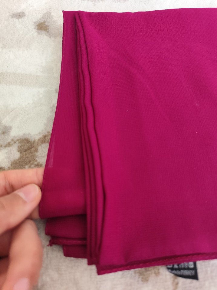 Koyu Pembe Kadın Basic Bohem Şal - Görsel 5