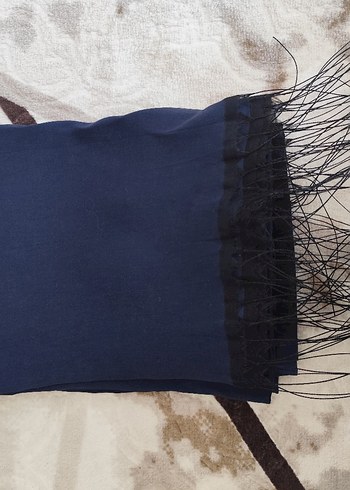 Kadın Lacivert Bohem Şal - Görsel 2