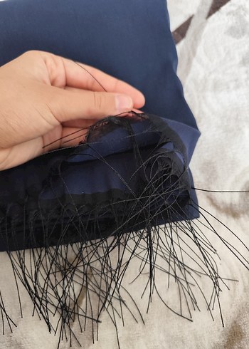 Kadın Lacivert Bohem Şal - Görsel 4