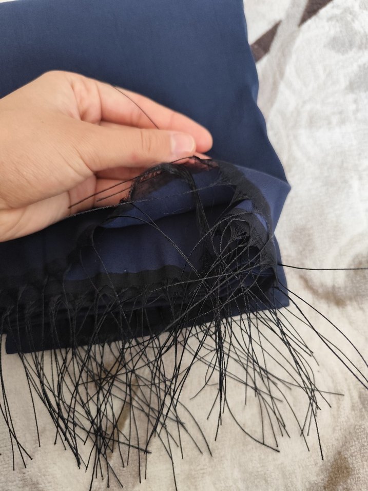 Kadın Lacivert Bohem Şal - Görsel 4