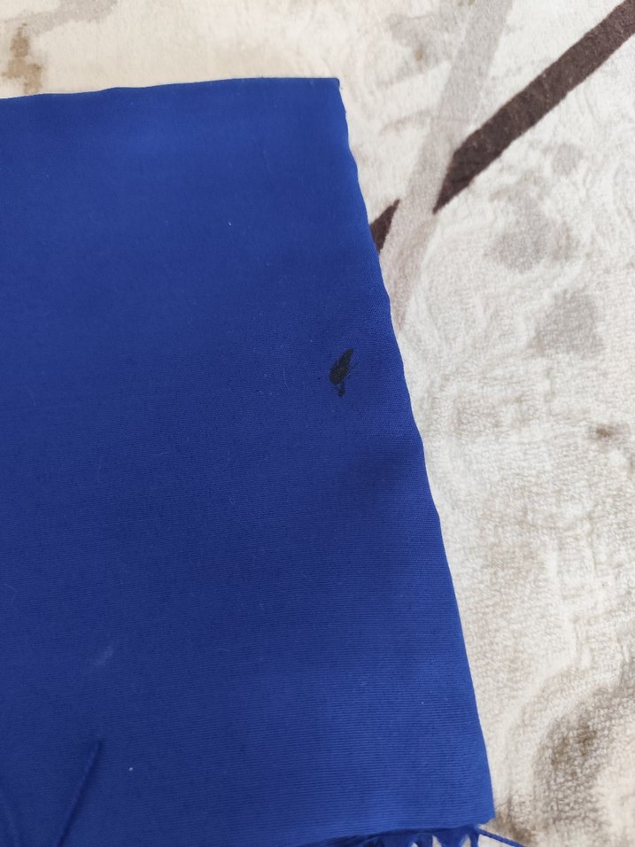 Püsküllü Kadın Lacivert Şal - Görsel 2