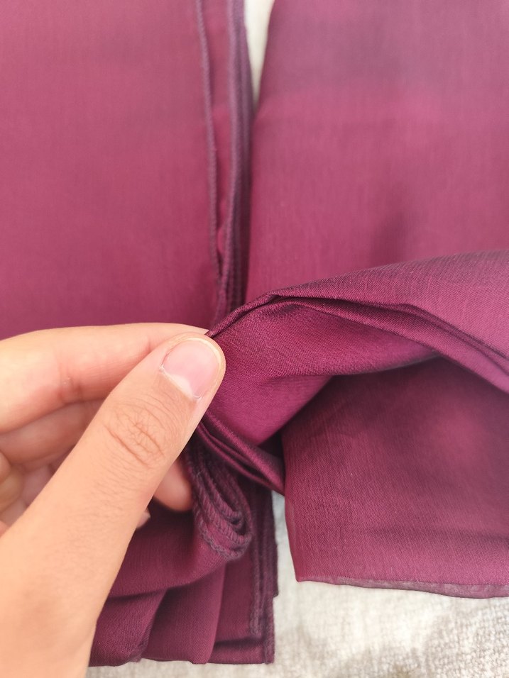 Mürdüm Kadın Bohem Şal - Görsel 5