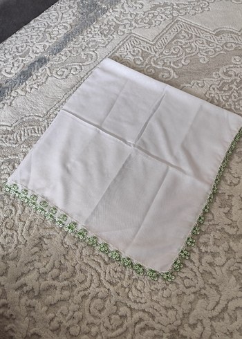 Boncuk Detaylı Beyaz Kadın Eşarp - Görsel 7