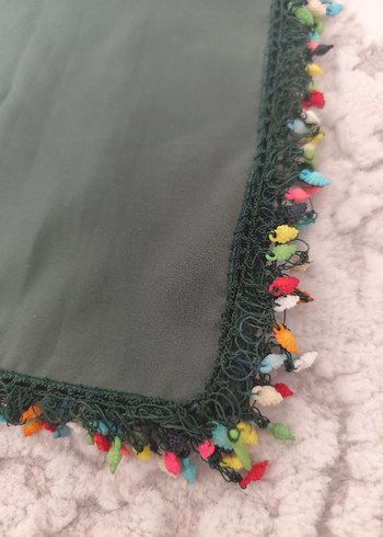 Boncuklu Çok Renkli Bohem Kadın Fuları - Görsel 7