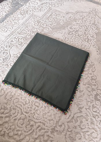 Boncuklu Çok Renkli Bohem Kadın Fuları - Görsel 9