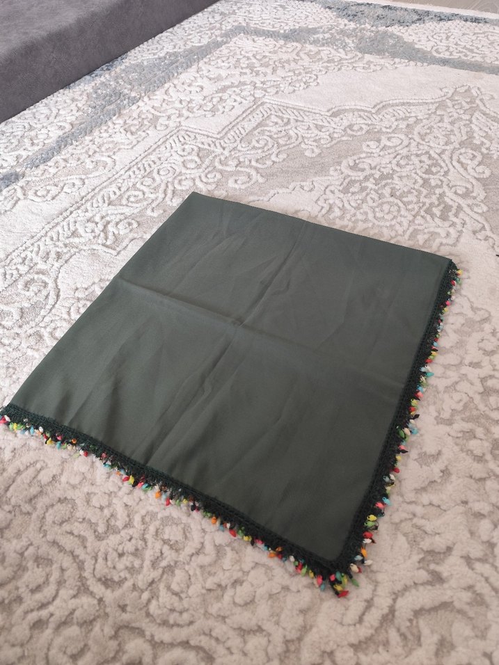 Boncuklu Çok Renkli Bohem Kadın Fuları - Görsel 5