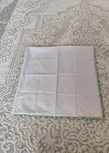 Boncuk Detaylı Beyaz Kadın Eşarp - Görsel 4