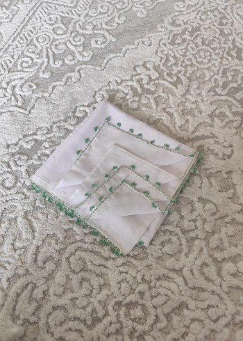 Boncuk Detaylı Beyaz Kadın Eşarp - Görsel 2