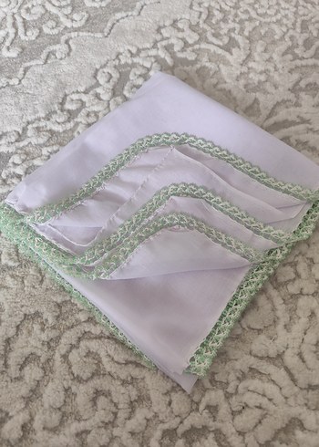 Boncuk Detaylı Beyaz Kadın Eşarp - Görsel 3