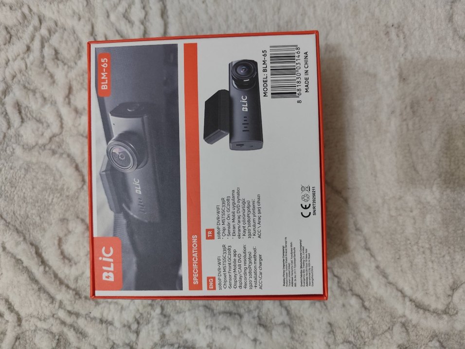 BLiC BLM-65 Araç İçi Kamera Siyah - Görsel 3