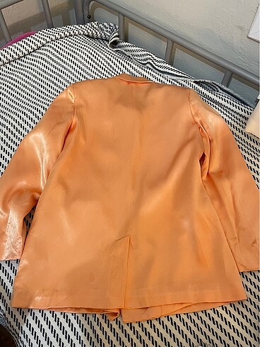 s Beden turuncu Renk Zara Turuncu(Yavruağzı) Saten Blazer