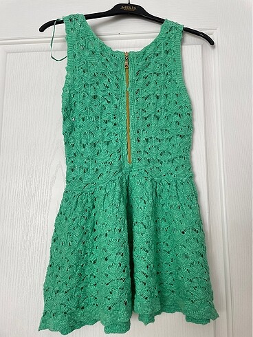 s Beden yeşil Renk Zara Knit Seri Yazlık Bluz