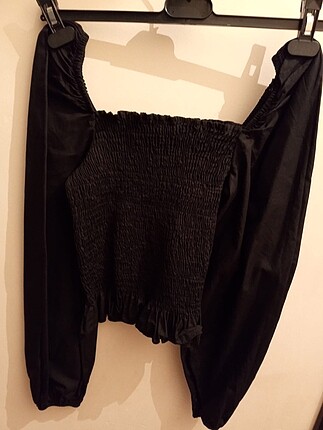 Crop top siyah