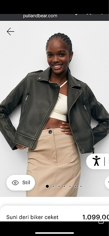 Pull&Bear Deri Ceket