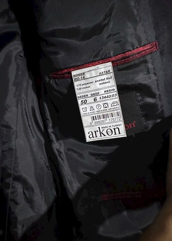 Diğer Düğmeli Gri Erkek Takım Ceketi