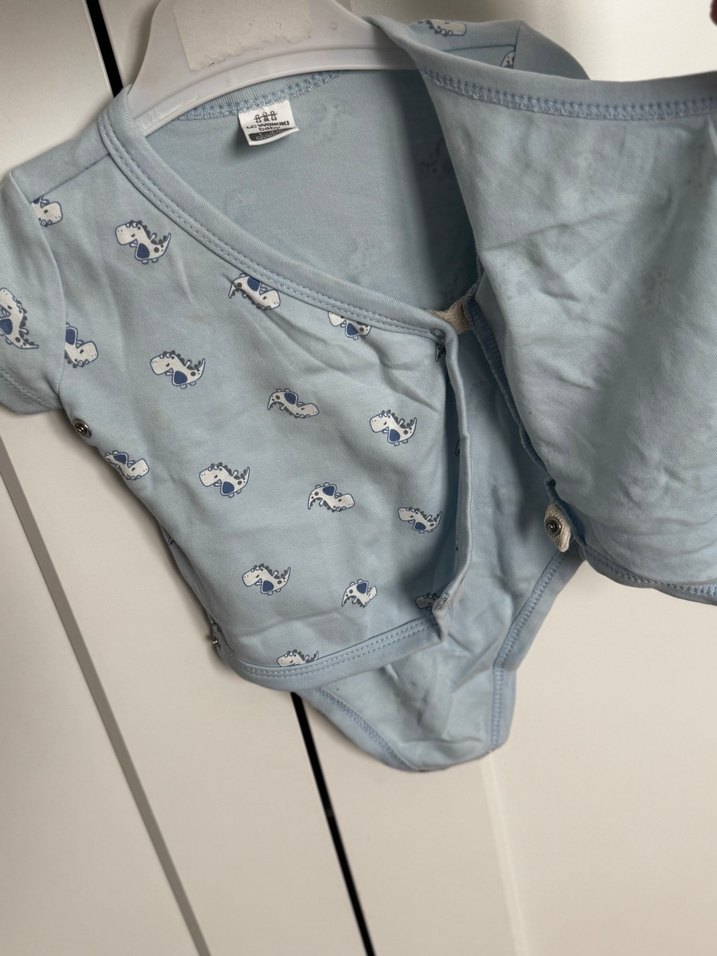 Kısa Kollu, Düğmeli Bebek Body - Görsel 2