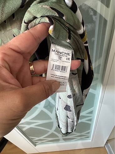 xl Beden Yaprak desenli elbise