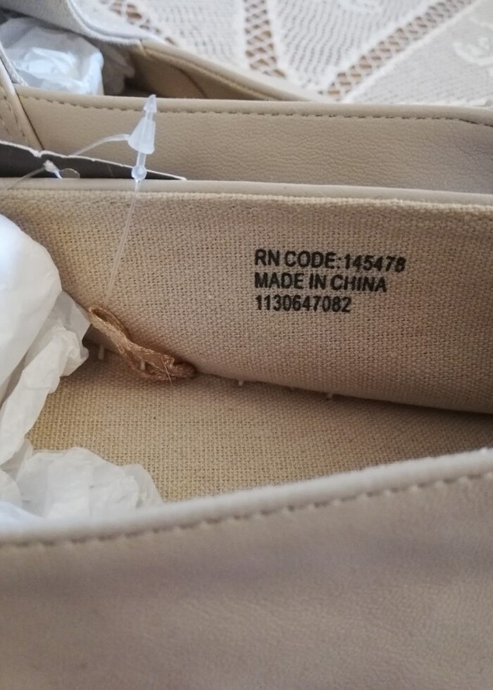 primark marka ucu lacivert krem espadril  - Görsel 3