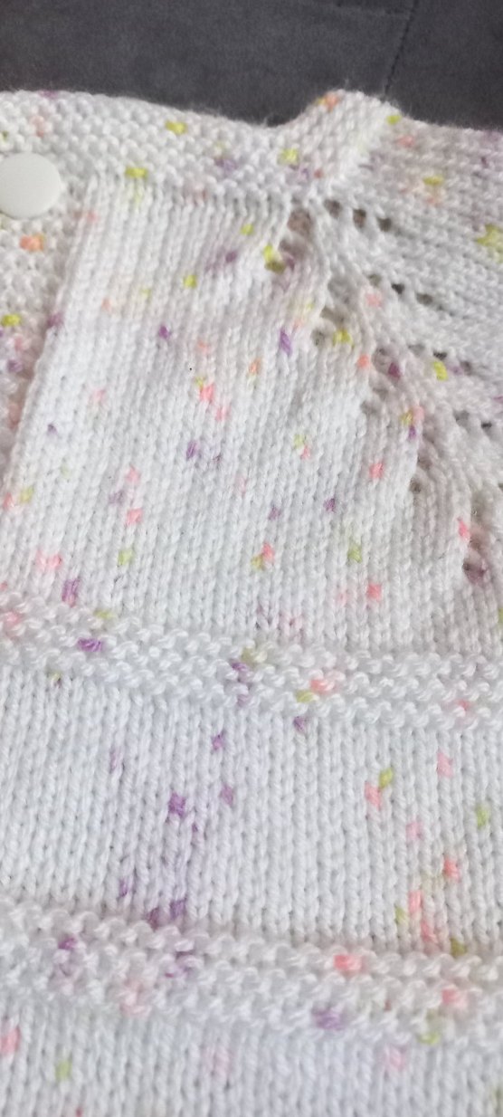 Unisex El Örgüsü Bebek Yeleği - Görsel 3