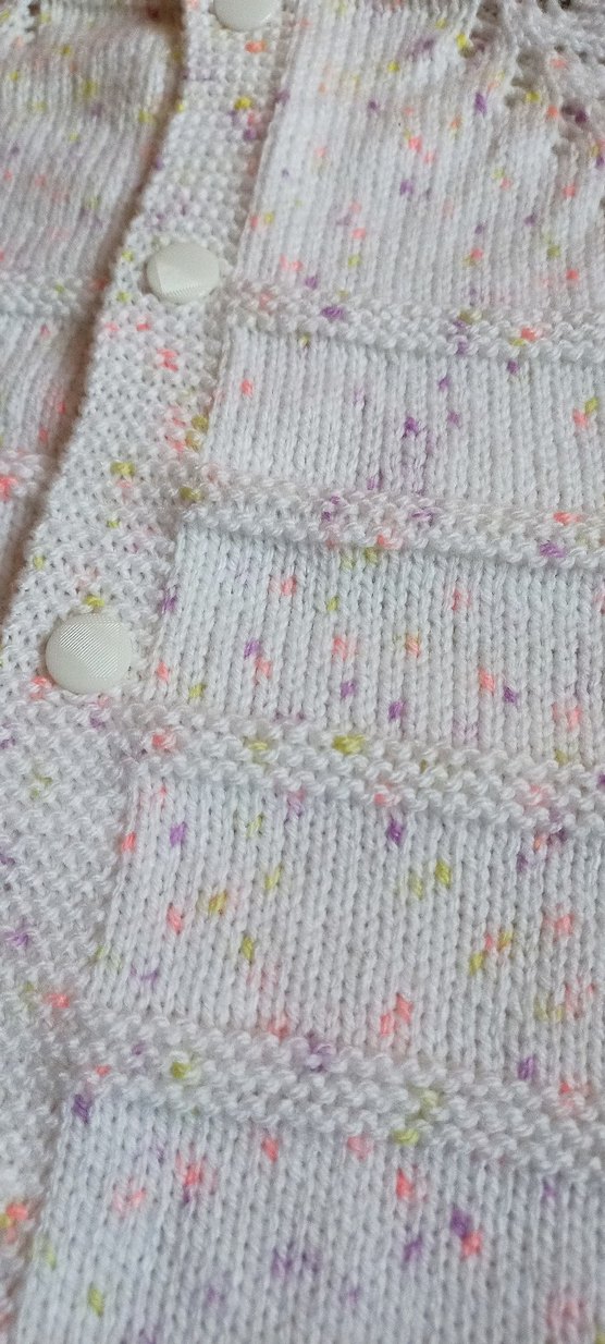 Unisex El Örgüsü Bebek Yeleği - Görsel 2