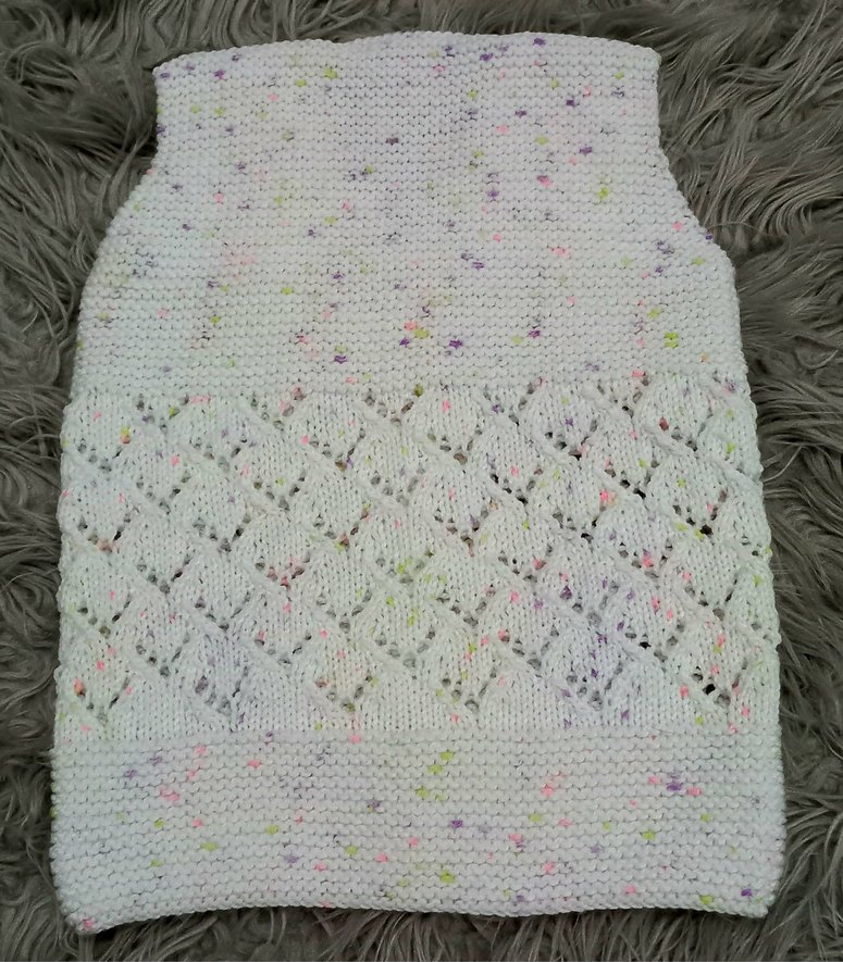 Bebek Örgü V Yaka Yelek - Görsel 2