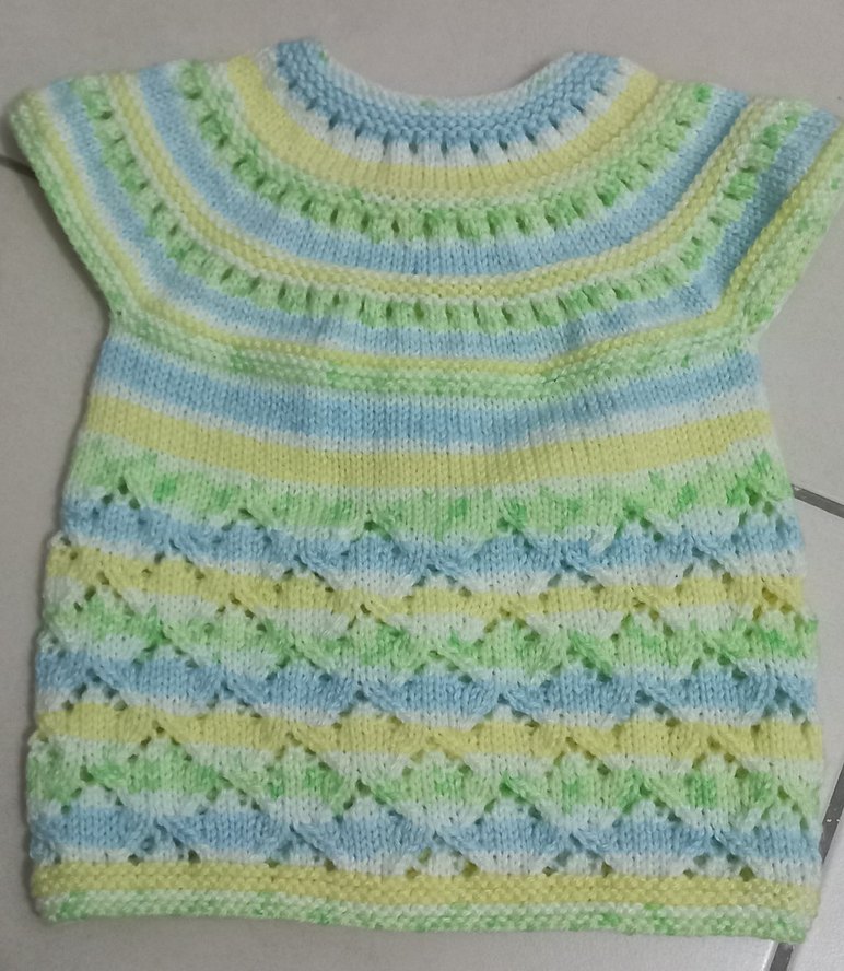 Bebek Örgü Yelek - Görsel 2