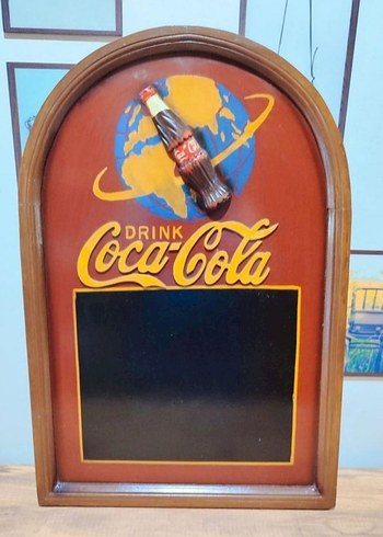 60x40 cm Country Corner ahşap vintage depose Coca Cola tablo