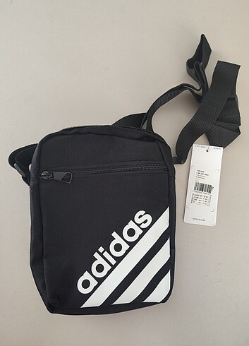 Orijinal sıfır Adidas etiketli postacı, el, omuz, bel çantası